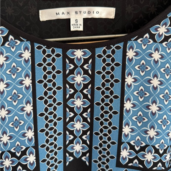 Max Studio Light Blue Long Sleeve Dress Size Small - Picture 2 of 6